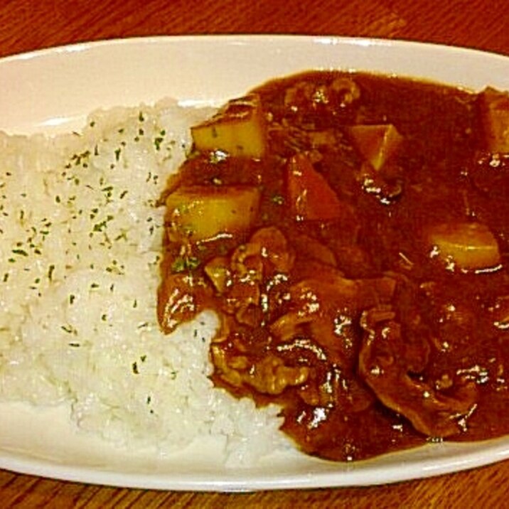 圧力鍋で☆白菜入りカレー